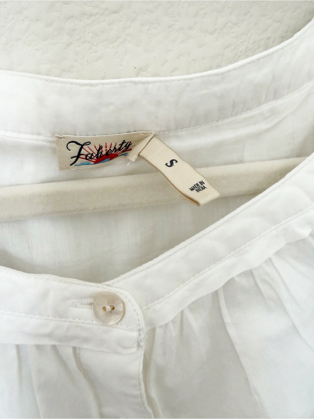 Faherty Enna Organic Cotton Blouse - Picture 5 of 6